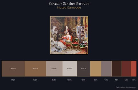 Salvador Sánchez Barbudo Palette 3
