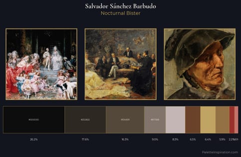 Salvador Sánchez Barbudo Palette 5