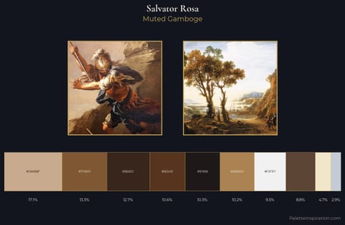 Salvator Rosa Palette 2