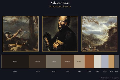 Salvator Rosa Master Palette