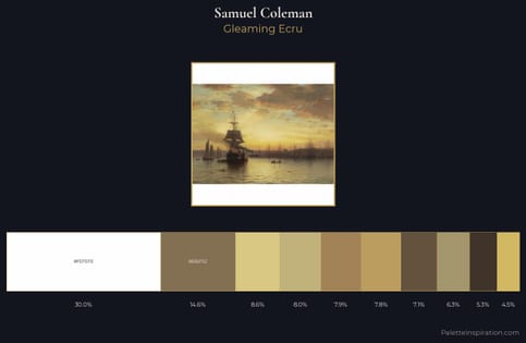 Samuel Coleman Palette 1 - Gleaming Ecru