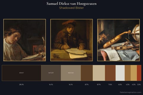 Samuel Dirksz van Hoogstraten Master Palette