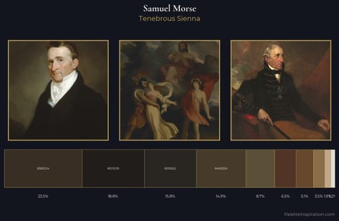 Samuel Morse Palette 5 - Tenebrous Sienna
