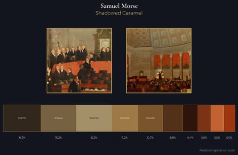 Samuel Morse Palette 7 - Shadowed Caramel