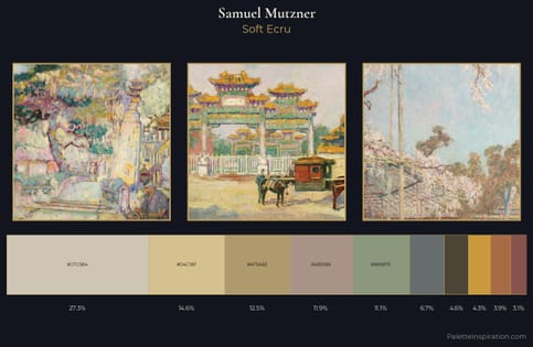 Samuel Mutzner Palette 3 - Soft Ecru