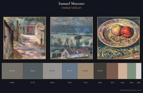 Samuel Mutzner Palette 4 - Veiled Vellum