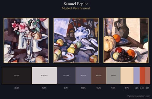 Samuel Peploe Palette 15 - Muted Parchment