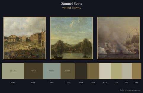 Samuel Scott Palette 1 - Veiled Tawny