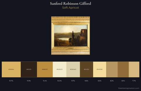 Sanford Robinson Gifford Palette 1 - Soft Apricot