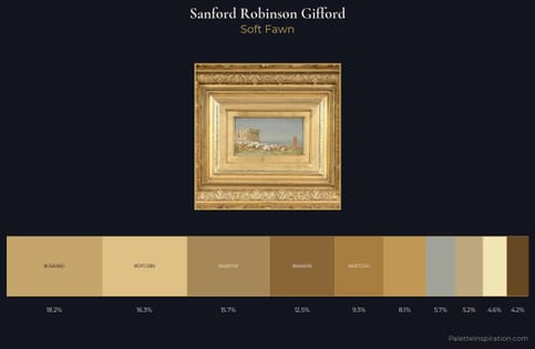 Sanford Robinson Gifford Palette 2 - Soft Fawn