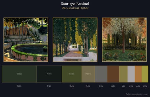 Santiago Rusinol Palette 8