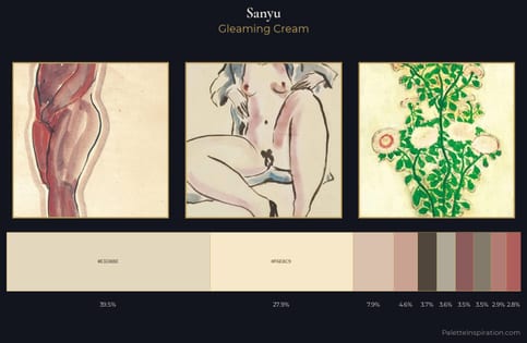 Sanyu Palette 3 - Gleaming Cream