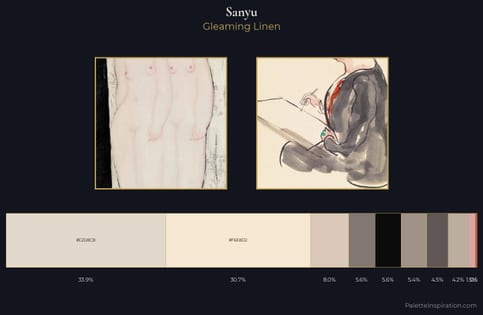 Sanyu Palette 4 - Gleaming Linen