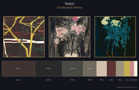 Sanyu Palette 6 - Shadowed Sienna