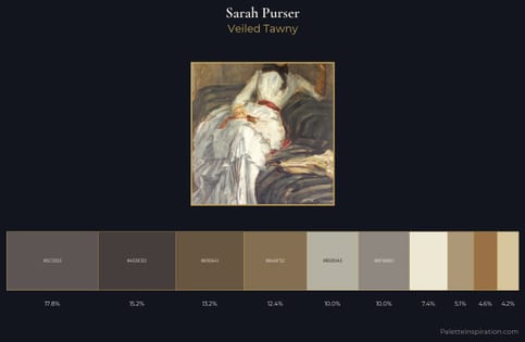 Sarah Purser Palette 1 - Veiled Tawny
