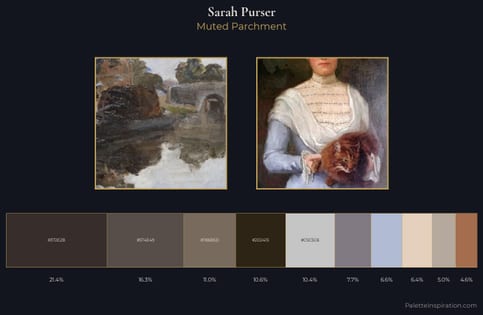 Sarah Purser Palette 2 - Muted Parchment