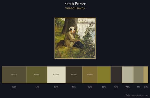 Sarah Purser Palette 3 - Veiled Tawny