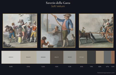 Saverio della Gatta Palette 6 - Soft Vellum