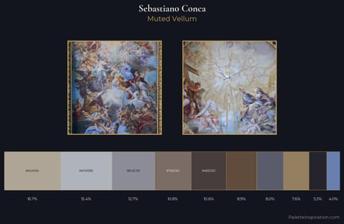 Sebastiano Conca Palette 2 - Muted Vellum