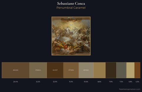 Sebastiano Conca Palette 3 - Penumbral Caramel