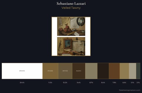 Sebastiano Lazzari Palette 1 - Veiled Tawny