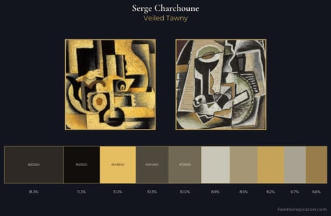 Serge Charchoune Palette 1 - Veiled Tawny