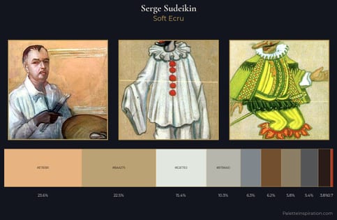 Serge Sudeikin Palette 4 - Soft Ecru