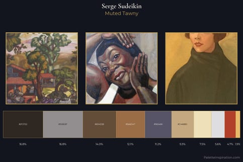 Serge Sudeikin Master Palette - Muted Tawny