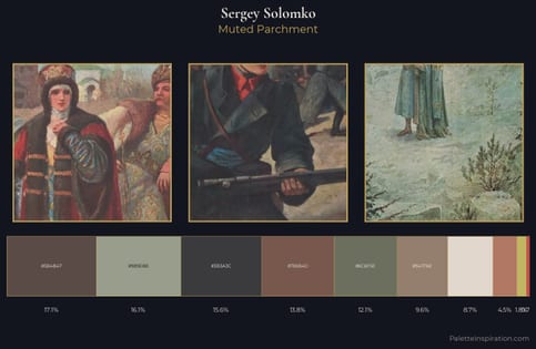 Sergey Solomko Palette 9 - Muted Parchment