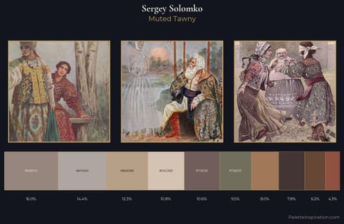 Sergey Solomko Palette 10 - Muted Tawny
