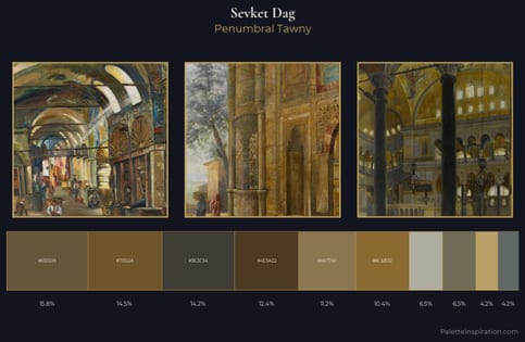 Sevket Dag Palette 4 - Penumbral Tawny