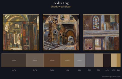 Sevket Dag Palette 5 - Shadowed Bister