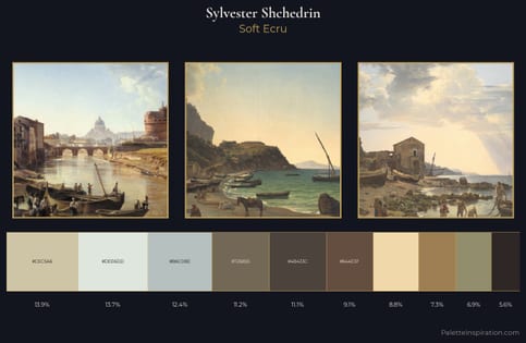 Sylvester Shchedrin Palette 2 - Soft Ecru