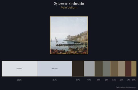 Sylvester Shchedrin Palette 3 - Pale Vellum