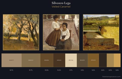 Silvestro Lega Palette 6