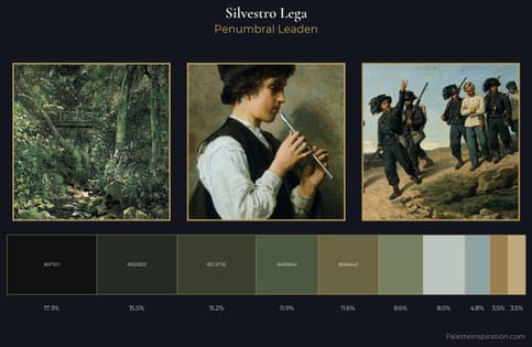 Silvestro Lega Palette 8
