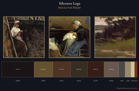 Silvestro Lega Palette 12