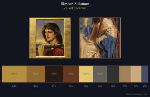 Simeon Solomon Palette 4 - Veiled Caramel