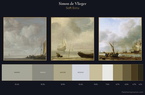 Simon de Vlieger Palette 4 - Soft Ecru