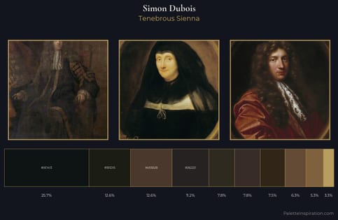 Simon Dubois Palette 3 - Tenebrous Sienna