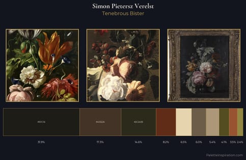 Simon Pietersz Verelst Palette 3 - Tenebrous Bister