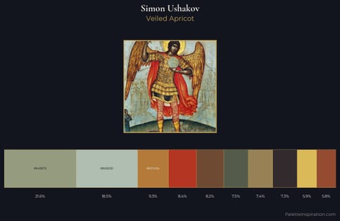 Simon Ushakov Palette 1 - Veiled Apricot