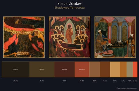 Simon Ushakov Palette 5 - Shadowed Terracotta
