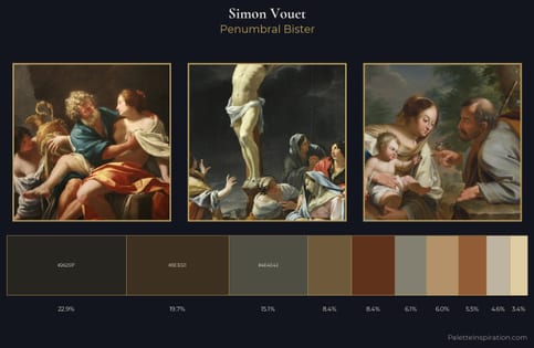 Simon Vouet Palette 3 - Penumbral Bister