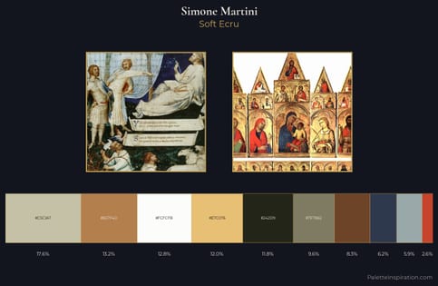 Simone Martini Palette 2 - Soft Ecru