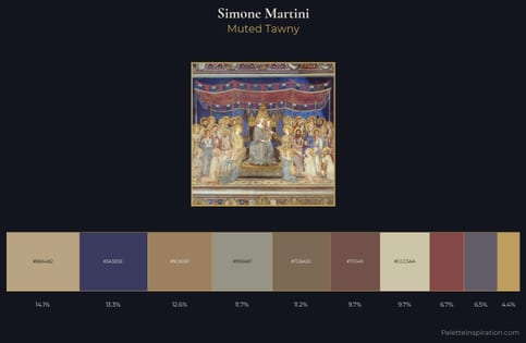 Simone Martini Palette 3 - Muted Tawny