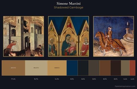 Simone Martini Palette 5 - Shadowed Gamboge