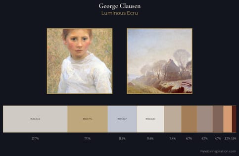 George Clausen Palette 1