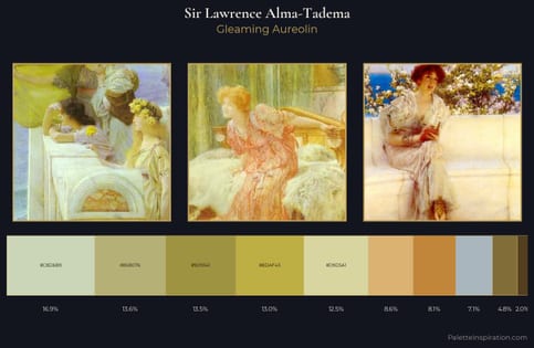Sir Lawrence Alma-Tadema Palette 1
