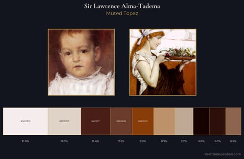 Sir Lawrence Alma-Tadema Palette 11